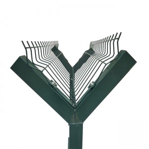 Factory making China Garden Curved Welded Wire Mesh Fence